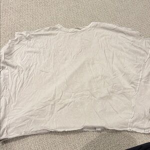 Free People Off-White Short Sleeve Tee